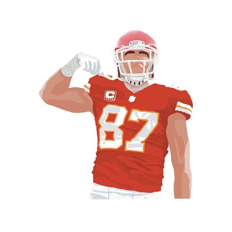 Kansas City Chiefs Sticker Travis Kelce Sticker NFL Player | Etsy