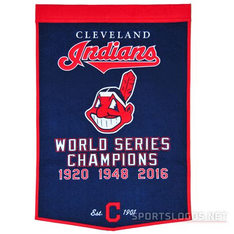 2016 World Series Champions Cleveland Indians Flag – SportsLogos.Net News