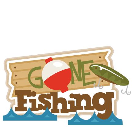 Gone Fishing Title SVG scrapbook title fishing svg cut files free svgs free svg cuts for cricut ...