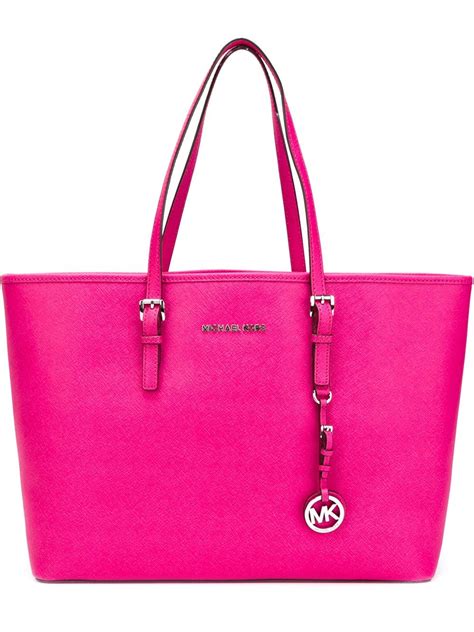 Lyst - Michael Michael Kors 'jet Set Travel' Tote in Pink