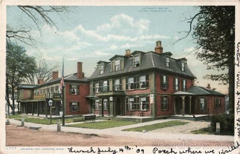 Colonial Inn Concord, MA Postcard