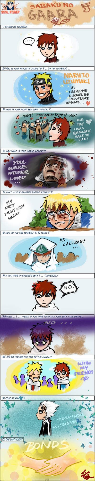 Gaara Interview by aquamarinetiger98 on DeviantArt