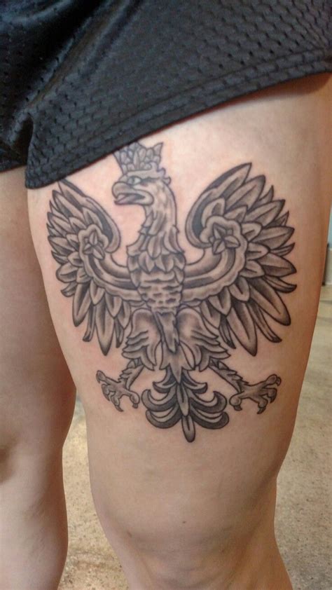 My brand new Polish eagle tattoo! | Greek tattoos, Polish tattoos, Polish eagle tattoo