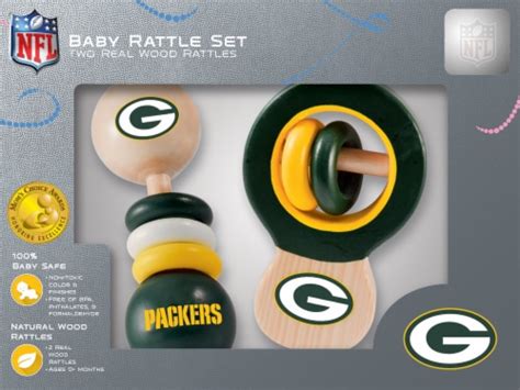 Green Bay Packers - Baby Rattles 2-Pack, 1 unit - Kroger