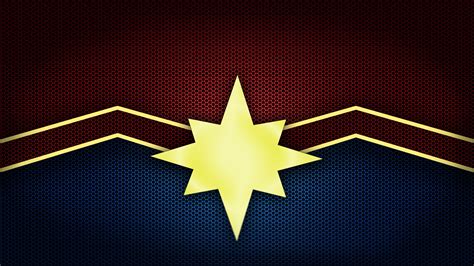 Captain Marvel Logo Wallpaper,HD Superheroes Wallpapers,4k Wallpapers,Images,Backgrounds,Photos ...