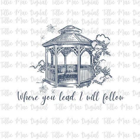 Gilmore Girls Stars Hollow Gazebo Friends Gift Where You Lead I Will ...