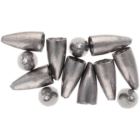 Bullet Weights® BW18-24 Lead Bullet Weight Size 1/8 oz Fishing Weights ...