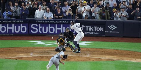 As Aaron Judge Chases Yankees’ Home-Run Record, Outfield Seat Prices ...