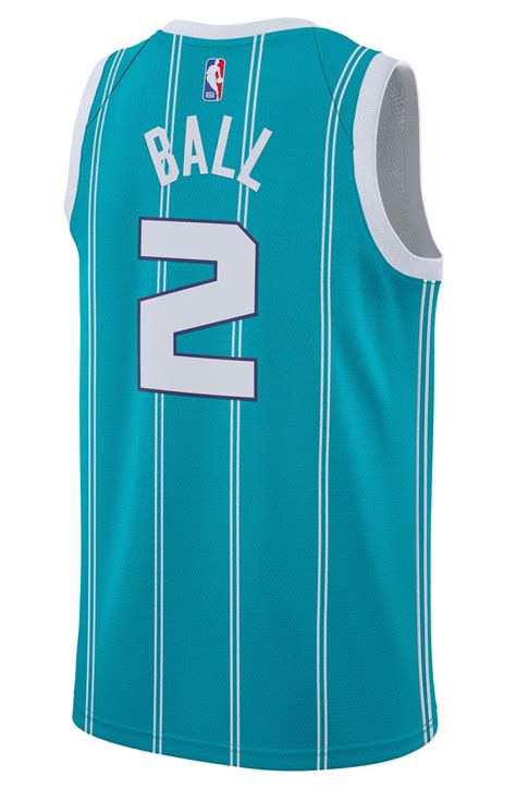 NIKE Lamelo Ball Hornets Icon Edition 2020 NBA Swingman Jersey CN8016 ...