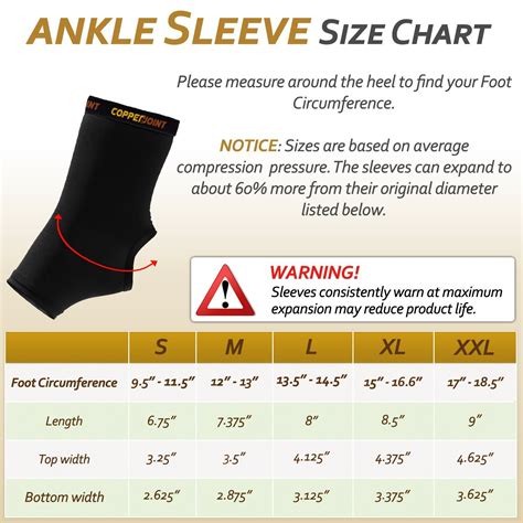 Aircast Ankle Brace Size Chart: A Visual Reference of Charts | Chart Master