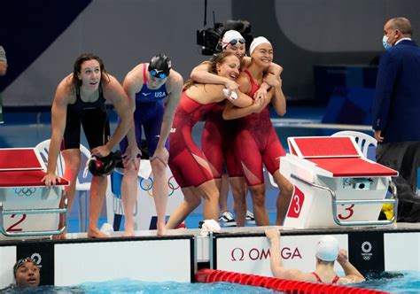 Penny Oleksiak powers Canadian women to 1st medal of Tokyo Olympics ...