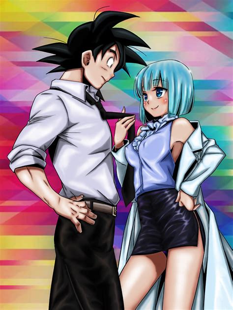 Goku x Bulma by Kanekiyo Miwa by Zaffron on DeviantArt