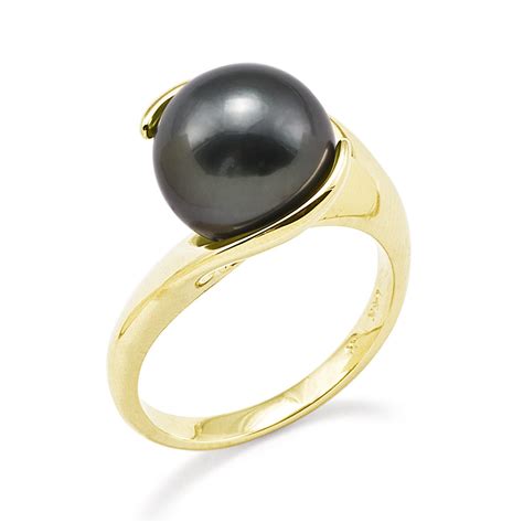 Shop Tahitian Black Pearl Jewelry Online, Black Pearls Tagged "rings"