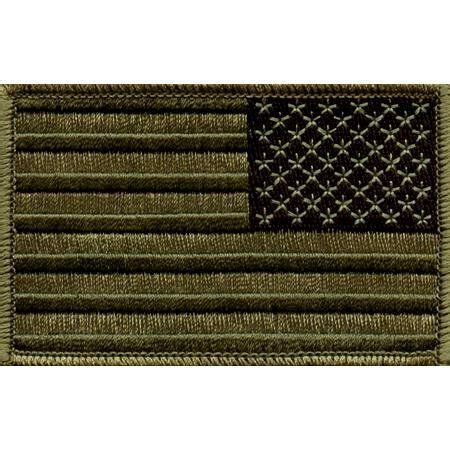 US Army Green Reverse Flag Patch | Flag patches, Coupon design, Sewing trim