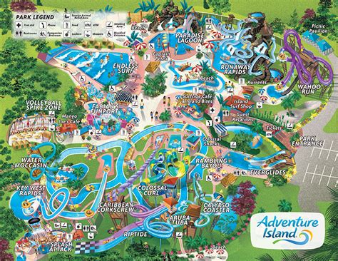 Islands Of Adventure Orlando Florida Map - DFINITUS