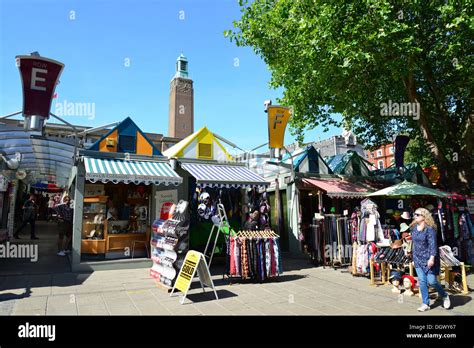 Market stalls in Norwich Market, Market Place, Norfolk, England, United ...