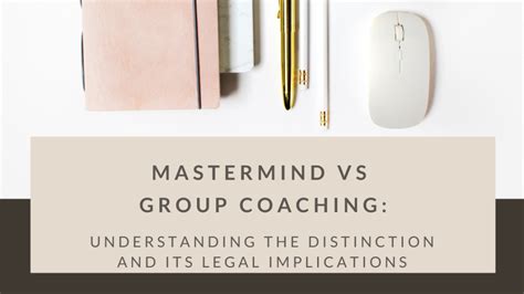 Mastermind vs group coaching: Understanding the distinction