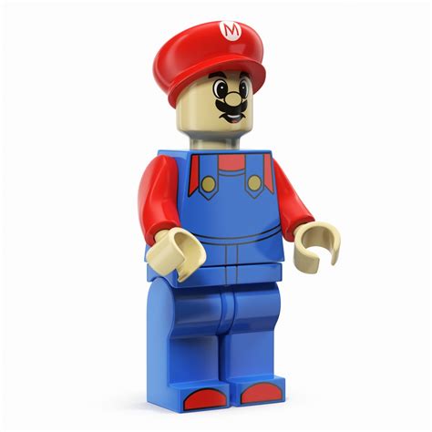 3D Model Mario Lego Figure - TurboSquid 1454087