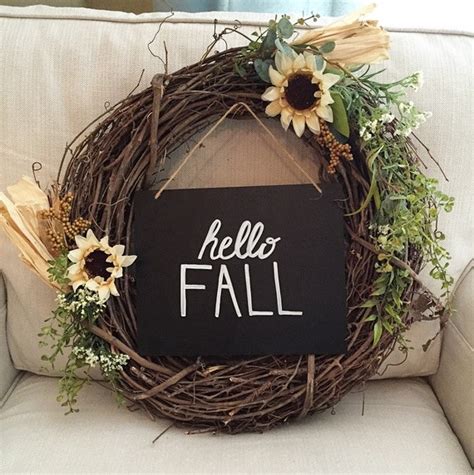 Items similar to Hello Fall Wreath on Etsy