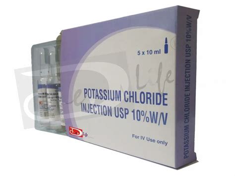 Potassium Chloride Injection USP 10% W/V, Packaging Type: Ampoules ...