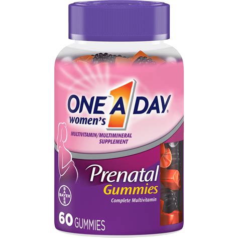 One A Day Women's Prenatal Multivitamin Gummies, Supplement for Before and During Pregnancy ...