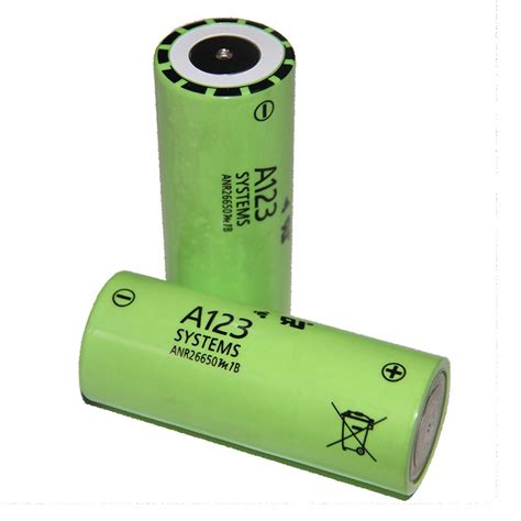 A123 ANR26650M1B 26650 3.3V 2500mah LiFePO4 Battery Cell