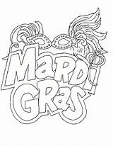 Printable Mardi Gras Coloring Pages sketch template