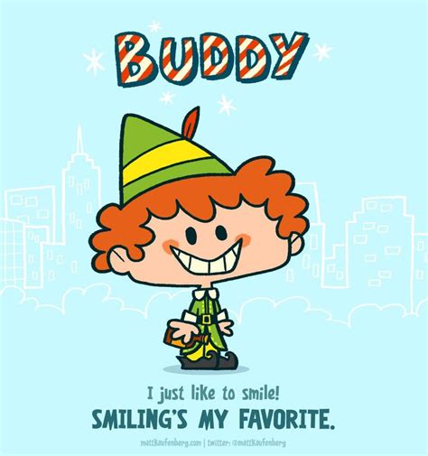 Matt Kaufenberg on Twitter | Buddy the elf, Elf cartoon, Buddy cartoon