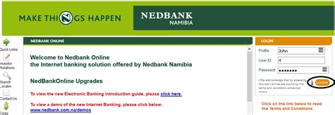 Namibia Nedbank Ltd : Internet Banking – www.statusin.org