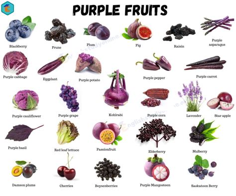 40+ Purple Fruits: A List of Majestic Fruits in Purple - English Study Online