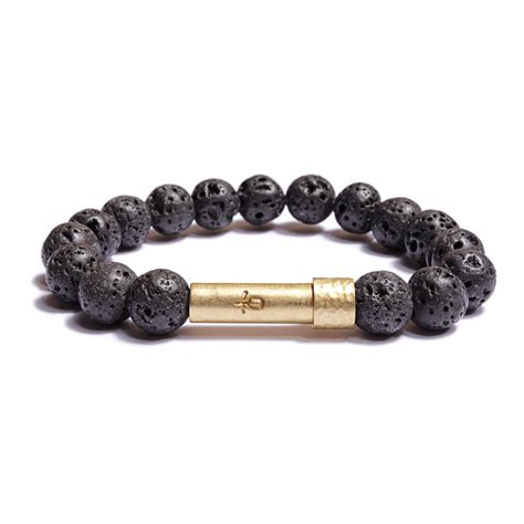 Black Lava Rock Bracelet – Wishbeads