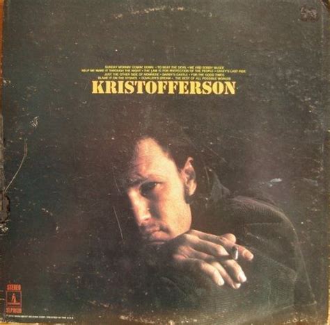 Kris Kristofferson - Kristofferson | Kris kristofferson, Songwriting, Love him