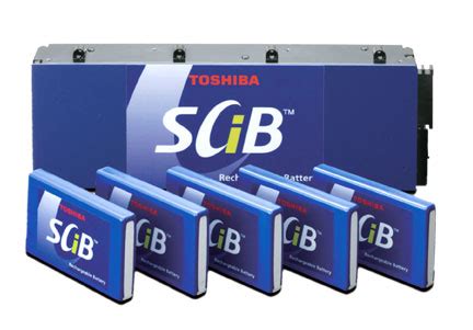 Super-Charge Ion Battery (SCiB) from Toshiba with Lithium-titanate battery Technology