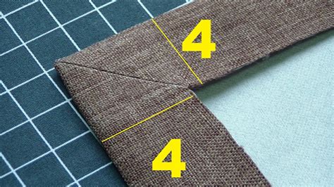 How to Sew a Corner. Sewing Mitered Corners - YouTube