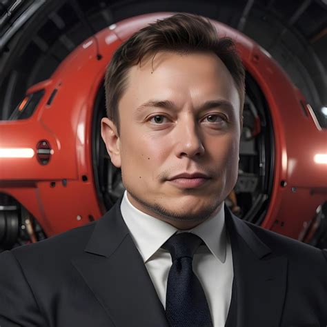 A Elon Musk portrait | Premium AI-generated image