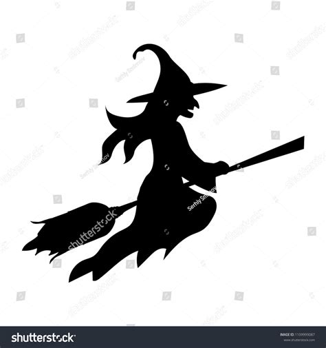 40,416 Witch Silhouette On Moon Images, Stock Photos, 3D objects ...