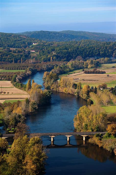 Dordogne River Valley Photograph by Walter Bibikow