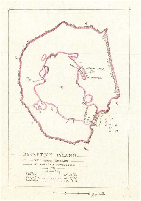 Deception Island New South Shetland.: Geographicus Rare Antique Maps