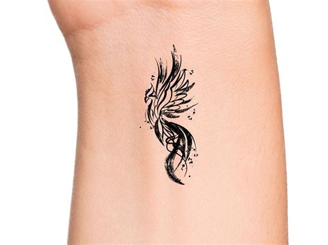 Phoenix Temporary Tattoo Still I Rise Phoenix Tattoo - Etsy