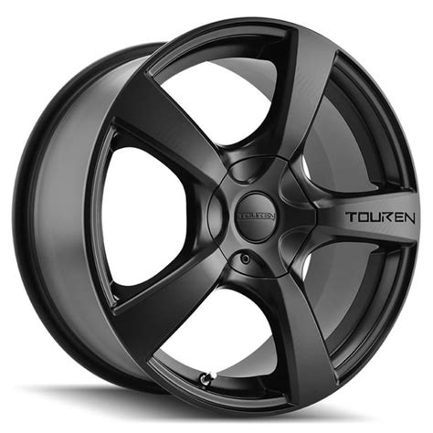 Touren TR9 17x7 5x108/5x4.5" +42mm Matte Black Wheel Rim 17" Inch ...