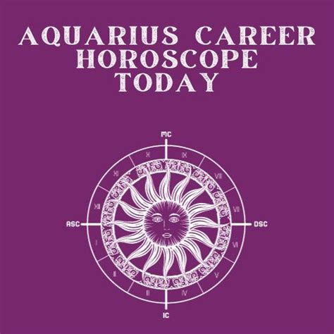 Aquarius Career Horoscope Today - AstroDiem