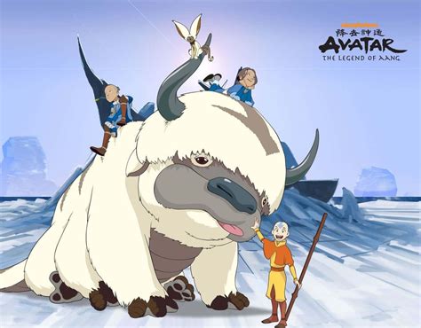 Download The sky bison from Avatar: The Last Airbender - Appa! Wallpaper | Wallpapers.com