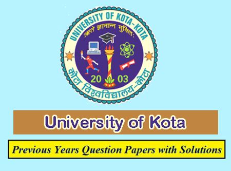 University of Kota Previous Question Papers Download