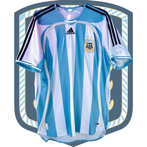 Argentina 2006 Home Kit (Lionel Messi #19), Men's Fashion, Activewear on Carousell