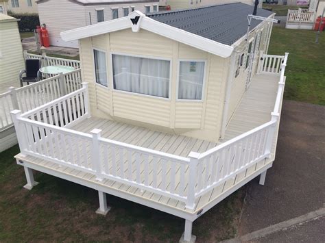 Static Caravan decking