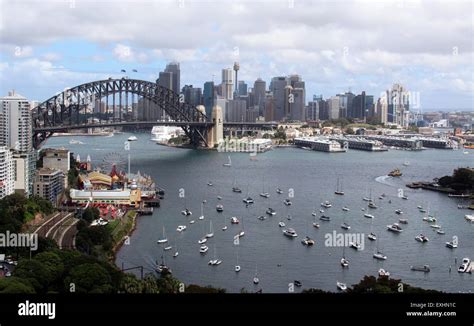 Sydney Harbour Bridge Port Jackson Australia Stock Photo: 85212216 - Alamy