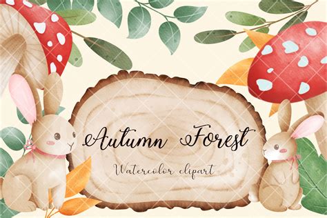 Autumn Forest Watercolor Graphic by mickiiz_digital_art · Creative Fabrica