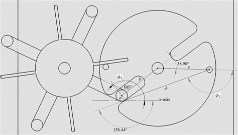 2D Engineering drawing of the Geneva mechanism | Download Scientific Diagram