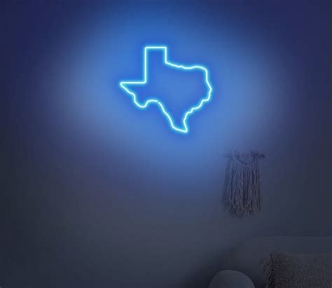 Texas Map Neon Sign | Echo Neon #1 LED Neon Sign Brand