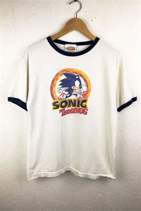 Vintage Sonic The Hedgehog Ringer T Shirt | Urban Outfitters